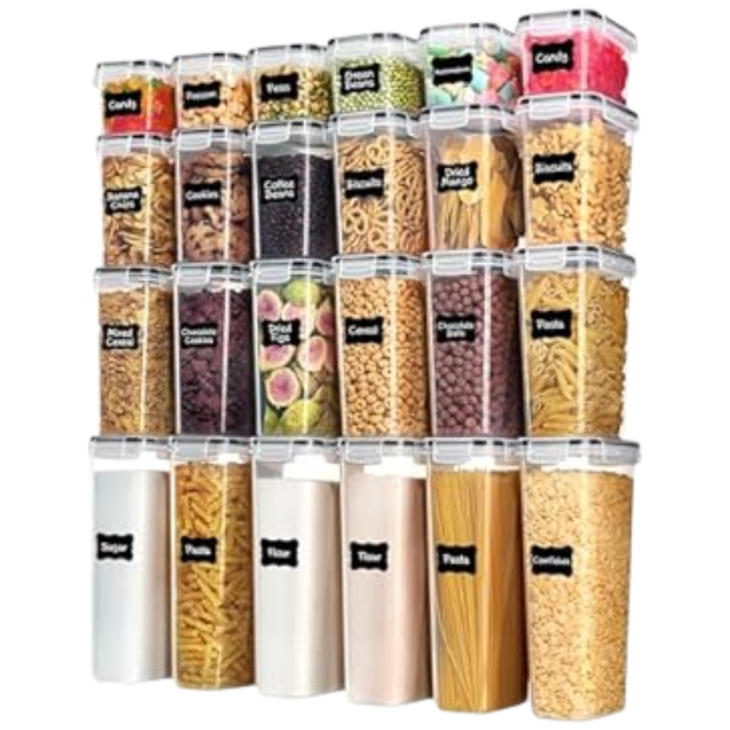 pantry home organization bins
